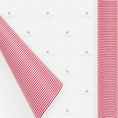 Red Candy Cane Stripe Gift Wrap - Sugar Paper™ + Target 1 Red Candy Cane Stripe Gift Wrap - Sugar Paper™ + Target