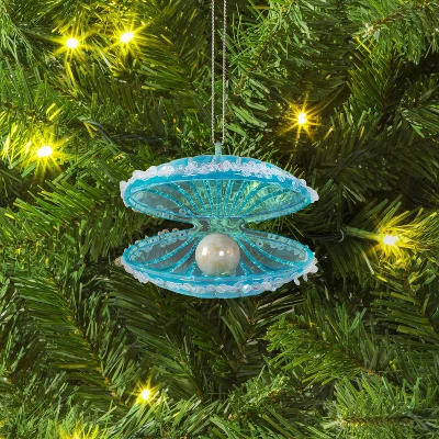 Christmas Clam Pearl Shell Ornament - Wondershop™ 1 Christmas Clam Pearl Shell Ornament - Wondershop™