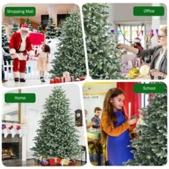 Costway 7ft Artificial Christmas Spruce Hinged Tree W/ 1260 Mixed PE & PVC Tips 13 Costway 7ft Artificial Christmas Spruce Hinged Tree W/ 1260 Mixed PE & PVC Tips -Northlight Sale Store GUEST 3387f5f6 0fed 4bb4 9efc 570481a8b6c3