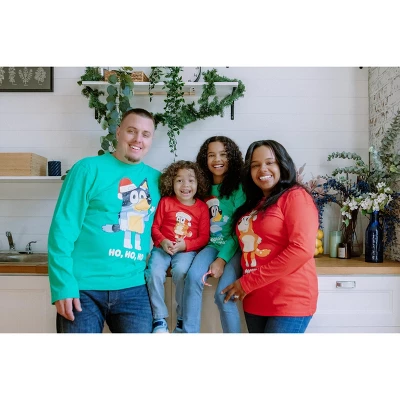 Bluey Christmas Matching Family Long Sleeve T-Shirt Toddler 3 Bluey Christmas Matching Family Long Sleeve T-Shirt Toddler - Image 3