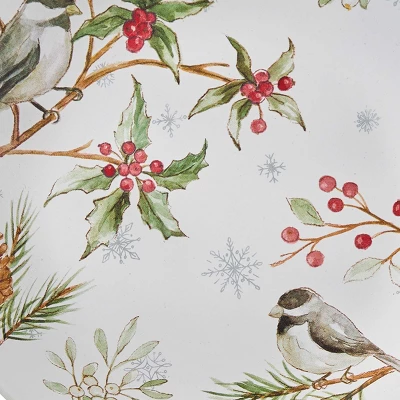 Split P Winter Harmony Green Salad Plate Set Of 4 2 Split P Winter Harmony Green Salad Plate Set Of 4 - Image 2