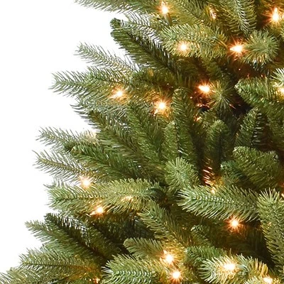 6.5ft Pre-lit Artificial Christmas Tree Davenport Fir 2 6.5ft Pre-lit Artificial Christmas Tree Davenport Fir - Image 2