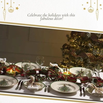 Spode Christmas Tree 5.5-Inch Fruit Salad Bowl - Versatile Earthenware Bowl For Cereal, Desserts - Dishwasher, Microwave, Freezer, Oven Safe 4 Spode Christmas Tree 5.5-Inch Fruit Salad Bowl - Versatile Earthenware Bowl For Cereal, Desserts - Dishwasher, Microwave, Freezer, Oven Safe - Image 4