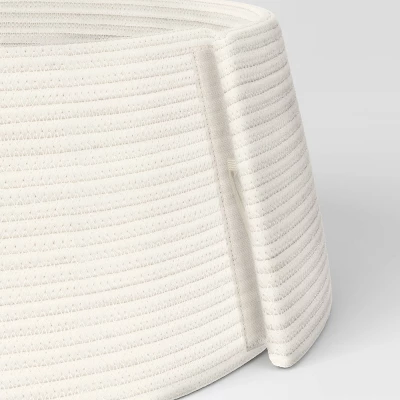 26" Roll-Up Rope Christmas Tree Collar Ivory - Wondershop™ 2 26" Roll-Up Rope Christmas Tree Collar Ivory - Wondershop™ - Image 2