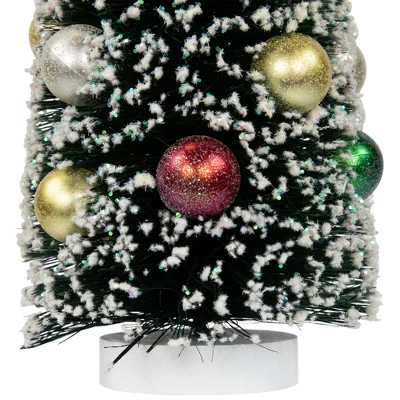 Northlight 12” Green Frosted Sisal Pine Artificial Tree Christmas Tabletop Decor 5 Northlight 12” Green Frosted Sisal Pine Artificial Tree Christmas Tabletop Decor - Image 5