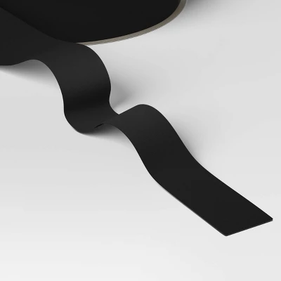 18' Christmas Fabric Ribbon Black Velvet - Wondershop™ 2 18' Christmas Fabric Ribbon Black Velvet - Wondershop™ - Image 2