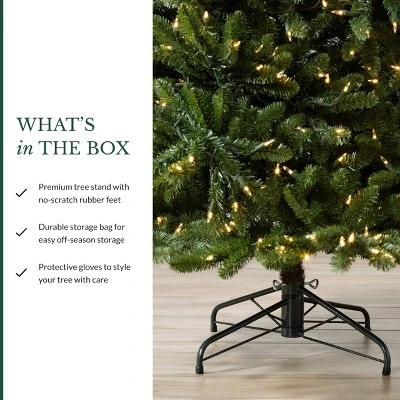 Balsam Hill 9' Color Clear LED Classic Blue Spruce Tree 9 Balsam Hill 9' Color Clear LED Classic Blue Spruce Tree - Image 9