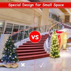 Costway 5'/6'/7'/8' /9' PVC Artificial Pencil Christmas Tree Slim Green 20 Costway 5'/6'/7'/8' /9' PVC Artificial Pencil Christmas Tree Slim Green -Northlight Sale Store GUEST 3da07433 417d 4408 856c be620f6f7a0a