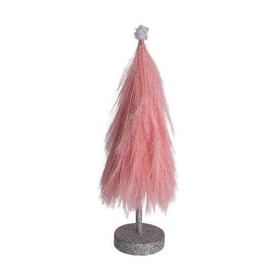 Transpac Medium Pink Duster Tree Decorative Object Charming Foam Christmas Decor For Indoor Use Gift Giving And Hostess Gifts 1 Transpac Medium Pink Duster Tree Decorative Object Charming Foam Christmas Decor For Indoor Use Gift Giving And Hostess Gifts