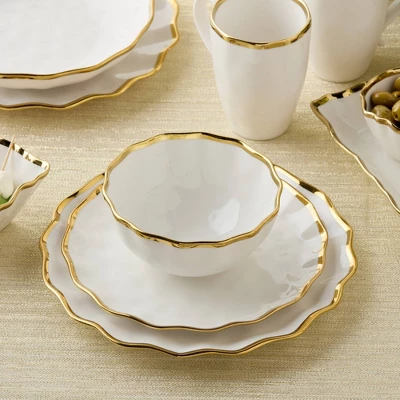 Certified International 16pc Regency Dinnerware Set Gold 4 Certified International 16pc Regency Dinnerware Set Gold - Image 4