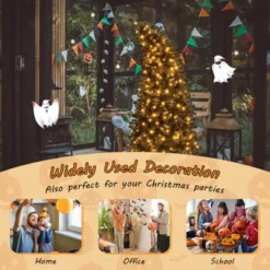 Costway 6/7 FT Artificial Halloween Christmas Tree With Bendable Top Section 726/1050 Branch Tips 260/340 Lights -Northlight Sale Store GUEST 416bcfa4 4290 439d b64c 4acef23e9f4f