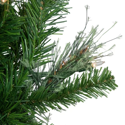 Northlight Pre-Lit Medium Mixed Cashmere Pine Artificial Christmas Tree - 6.5' - Clear Lights 1 Northlight Pre-Lit Medium Mixed Cashmere Pine Artificial Christmas Tree - 6.5' - Clear Lights