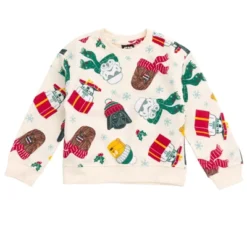 STAR WARS Christmas Fleece Pullover Sweatshirt And Jogger Pants Outfit Set Toddler