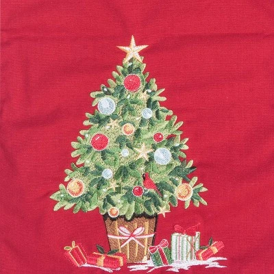 C&F Home Holiday Tree Table Runner 14" X 72" 2 C&F Home Holiday Tree Table Runner 14" X 72" - Image 2