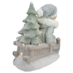 Northlight Lighted Girl On A Sled With Tree Christmas Decoration - 15" - Warm White Lights -Northlight Sale Store GUEST 43ef514b 1d7a 4019 8a78 6d93efbc69d5