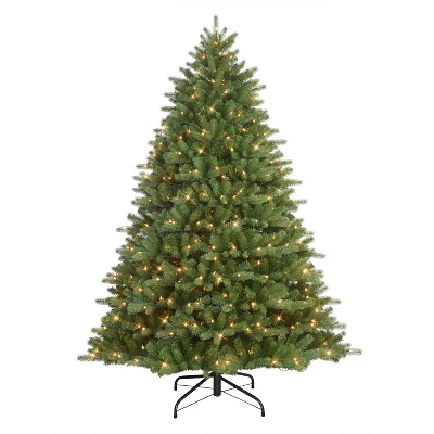6.5ft Pre-lit Artificial Christmas Tree Davenport Fir 4 6.5ft Pre-lit Artificial Christmas Tree Davenport Fir - Image 4