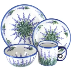 Blue Rose Polish Pottery WR Unikat Dinnerware (4 PC) 12 Blue Rose Polish Pottery WR Unikat Dinnerware (4 PC) -Northlight Sale Store GUEST 4861281b 3a7a 4342 8f14 138584aec5a0