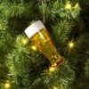 4" Christmas Glass Beer Ornament - Wondershop™