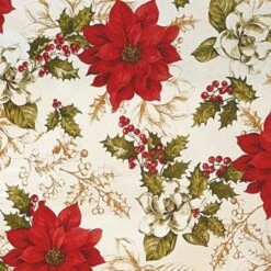 Elrene Poinsettia Grace Vinyl Indoor/Outdoor Tablecloth - Elrene Home Fashions 7 Elrene Poinsettia Grace Vinyl Indoor/Outdoor Tablecloth - Elrene Home Fashions -Northlight Sale Store GUEST 4beced6a 6743 477c 82d8 98e7769dd6f3