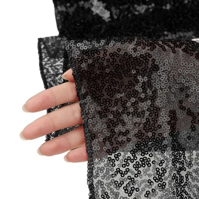 Unique Bargains Wedding Decorative Sparkly Sequin Glitz Glitter Table Runner 1 Pack 2 Unique Bargains Wedding Decorative Sparkly Sequin Glitz Glitter Table Runner 1 Pack - Image 2