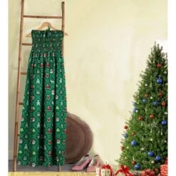 HAPPY BAY Women's Casual Beach Vacation Christmas Holiday A Line Slit Maxi Dresses Tube Top Long Strapless Santa Dress For Women L-XL Tree Green 8 HAPPY BAY Women's Casual Beach Vacation Christmas Holiday A Line Slit Maxi Dresses Tube Top Long Strapless Santa Dress For Women L-XL Tree Green -Northlight Sale Store GUEST 4f4633cc 4890 4170 8107 058df650f80e
