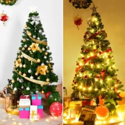 Costway 5Ft/6Ft/7Ft/8Ft Artificial PVC Christmas Tree W/Stand Holiday Season Indoor Outdoor Green 16 Costway 5Ft/6Ft/7Ft/8Ft Artificial PVC Christmas Tree W/Stand Holiday Season Indoor Outdoor Green -Northlight Sale Store GUEST 5244ef62 4f0c 445e 91b0 a527fb8aad4f