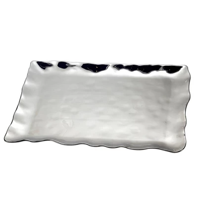 Certified International Silver Coast Rectangular Platter 1 Certified International Silver Coast Rectangular Platter