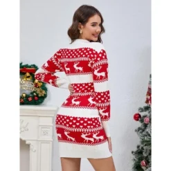 Clearlove Christmas Sweater Dresses For Women Holiday Outfits Cute Winter Themed Dresses 6 Clearlove Christmas Sweater Dresses For Women Holiday Outfits Cute Winter Themed Dresses -Northlight Sale Store GUEST 532f2ce0 0a8f 4114 b5bd 113bddbca609