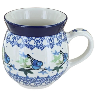 Blue Rose Polish Pottery Ceramika Artystyczna Bubble Mug 20 Blue Rose Polish Pottery Ceramika Artystyczna Bubble Mug - Image 20
