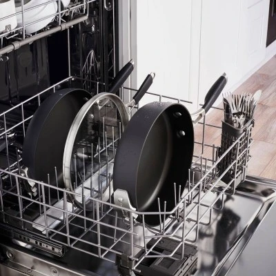 Select By Calphalon With AquaShield Nonstick 9pc Space-Saving Cookware Set: Stackable Pans, Stay-Cool Handles, Dishwasher-Safe 5 Select By Calphalon With AquaShield Nonstick 9pc Space-Saving Cookware Set: Stackable Pans, Stay-Cool Handles, Dishwasher-Safe - Image 5