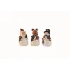 Transpac Ceramic Light Up Holiday Figurine Set Of 3 Christmas Home Decorations For Festive Decor