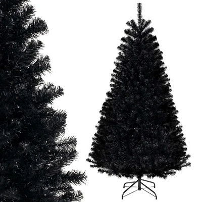 Costway 6/7/8 FT Halloween Tree Artificial Decoration Tree With 758/1040/1408 Branch Tips 6 Lighting Modes 9 Costway 6/7/8 FT Halloween Tree Artificial Decoration Tree With 758/1040/1408 Branch Tips 6 Lighting Modes - Image 9