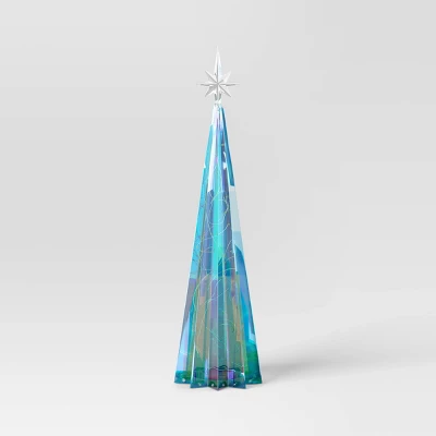 18.75" Christmas Iridescent Tree With Star - Wondershop™ 2 18.75" Christmas Iridescent Tree With Star - Wondershop™ - Image 2