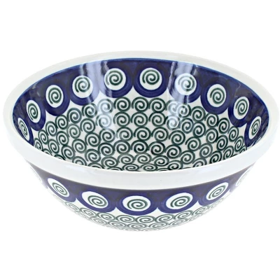 Blue Rose Polish Pottery Ceramika Artystyczna Cereal Bowl 16 Blue Rose Polish Pottery Ceramika Artystyczna Cereal Bowl - Image 16