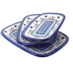 Blue Rose Polish Pottery 6200 Vena 3 Piece Rectangular Serving Set 21 Blue Rose Polish Pottery 6200 Vena 3 Piece Rectangular Serving Set -Northlight Sale Store GUEST 5cf74bf6 fbd9 4ce0 a19a 0fd55bbbbf55