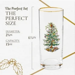 Spode Christmas Tree 15oz Highball Glasses, Set Of 4 - Gold-Rimmed Elegant Holiday-Themed Glassware, Festive Holiday Drinkware For Christmas Parties 9 Spode Christmas Tree 15oz Highball Glasses, Set Of 4 - Gold-Rimmed Elegant Holiday-Themed Glassware, Festive Holiday Drinkware For Christmas Parties -Northlight Sale Store GUEST 5e011444 e47e 4473 9735 2e5ff9135398
