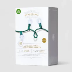 60ct LED Faceted Sphere Christmas String Lights With Green Wire - Wondershop™ 9 60ct LED Faceted Sphere Christmas String Lights With Green Wire - Wondershop™ -Northlight Sale Store GUEST 6071f337 6a42 4de4 b03e 8c1e76a736ac