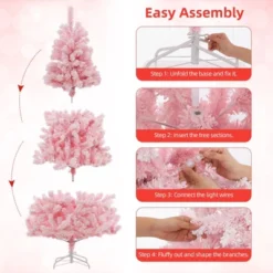 6 Ft Pink Pre-Lit Artificial Christmas Tree Snow Flocked Holiday Hinged Xmas Tree With 250 Multi-Color Led Lights 751 Branch Tips Artificial Pine Chr 10 6 Ft Pink Pre-Lit Artificial Christmas Tree Snow Flocked Holiday Hinged Xmas Tree With 250 Multi-Color Led Lights 751 Branch Tips Artificial Pine Chr -Northlight Sale Store GUEST 63bfeaa2 9fa4 45d9 af5d 83e21117d68b