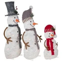 Northlight Lighted Snowman Family Outdoor Christmas Decoration - 39.5" - Warm White - Set Of 3 6 Northlight Lighted Snowman Family Outdoor Christmas Decoration - 39.5" - Warm White - Set Of 3 -Northlight Sale Store GUEST 644812d7 584d 47d6 ac96 84f7cb58fb35