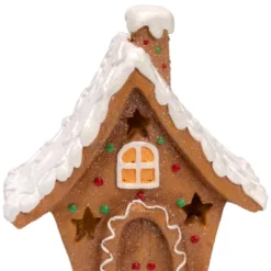 Northlight LED Lighted Gingerbread House With Star Windows Christmas Decoration - 7.25" -Northlight Sale Store GUEST 648f617a efa9 4522 a5ea 5d4bbb84008c