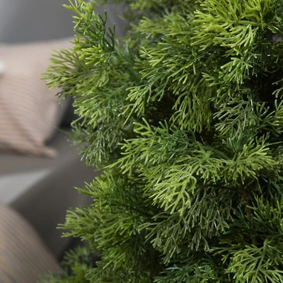 DR.Planzen 3-5FT Artificial Cedar Tree Indoor/Outdoor UV Protection Pre Potted Fake Tree For Decor, Perfect Housewarming Gift 1Pack 2 DR.Planzen 3-5FT Artificial Cedar Tree Indoor/Outdoor UV Protection Pre Potted Fake Tree For Decor, Perfect Housewarming Gift 1Pack - Image 2