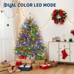 Christmas Artificial Tree, PVC Mixed Automatic Tree With Dual Color LED Lights 19 Christmas Artificial Tree, PVC Mixed Automatic Tree With Dual Color LED Lights -Northlight Sale Store GUEST 6718cff6 0be2 441d aeb2 45e39f95f757