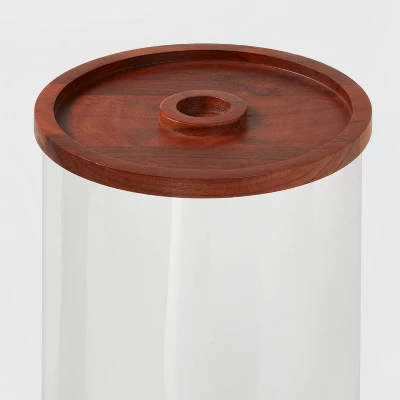 2gal Glass Modern Beverage Dispenser - Threshold™: Cold Drink Holder, 2 Gallon Capacity, Stainless Steel & Wood 2 2gal Glass Modern Beverage Dispenser - Threshold™: Cold Drink Holder, 2 Gallon Capacity, Stainless Steel & Wood - Image 2