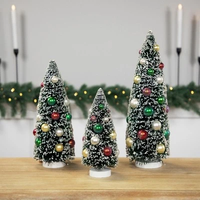 Northlight 12” Green Frosted Sisal Pine Artificial Tree Christmas Tabletop Decor 2 Northlight 12” Green Frosted Sisal Pine Artificial Tree Christmas Tabletop Decor - Image 2