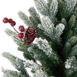 Northlight Real Touch™️ Potted Flocked Mini Fir Pine Artificial Christmas Tree - 25" - Unlit -Northlight Sale Store GUEST 6a6c675c 5be5 4325 a6e7 af6adb9f0318