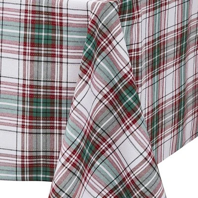 Avanti Linens Holiday Plaid 52" X 70" Tablecloth 2 Avanti Linens Holiday Plaid 52" X 70" Tablecloth - Image 2