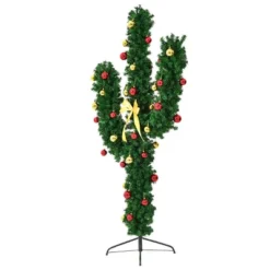 Costway Pre-Lit Cactus Christmas Tree 7Ft LED Lights Ball Ornaments 15 Costway Pre-Lit Cactus Christmas Tree 7Ft LED Lights Ball Ornaments -Northlight Sale Store GUEST 6fa902c0 fff8 4a2b a592 afd434019e5b