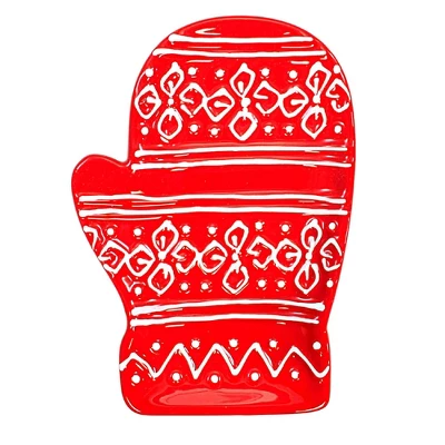 Tag 0.75 In Winter Plates Set/3 Christmas , Tidbit Mitten Gingerbread Tree (3PC) 3 Tag 0.75 In Winter Plates Set/3 Christmas , Tidbit Mitten Gingerbread Tree (3PC) - Image 3