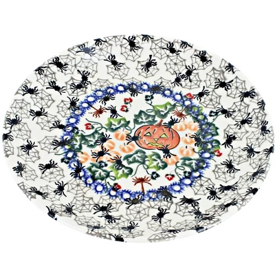 Blue Rose Polish Pottery Vena Dessert Plate 18 Blue Rose Polish Pottery Vena Dessert Plate - Image 18