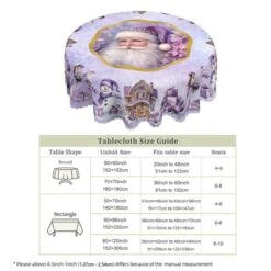 LOVEVOOK Merry Christmas Tablecloth, Christmas Tree Tablecloth, Stain Resistant Dining Table Cover For Holiday Decor 11 LOVEVOOK Merry Christmas Tablecloth, Christmas Tree Tablecloth, Stain Resistant Dining Table Cover For Holiday Decor -Northlight Sale Store GUEST 748353c1 c934 485b a7db c293734d9e36